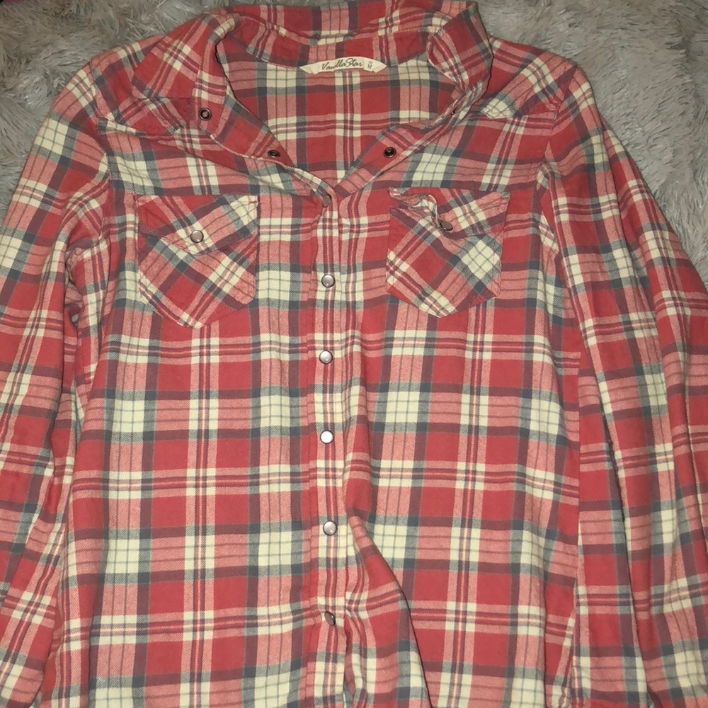 Soft Peach Flannel NWOT